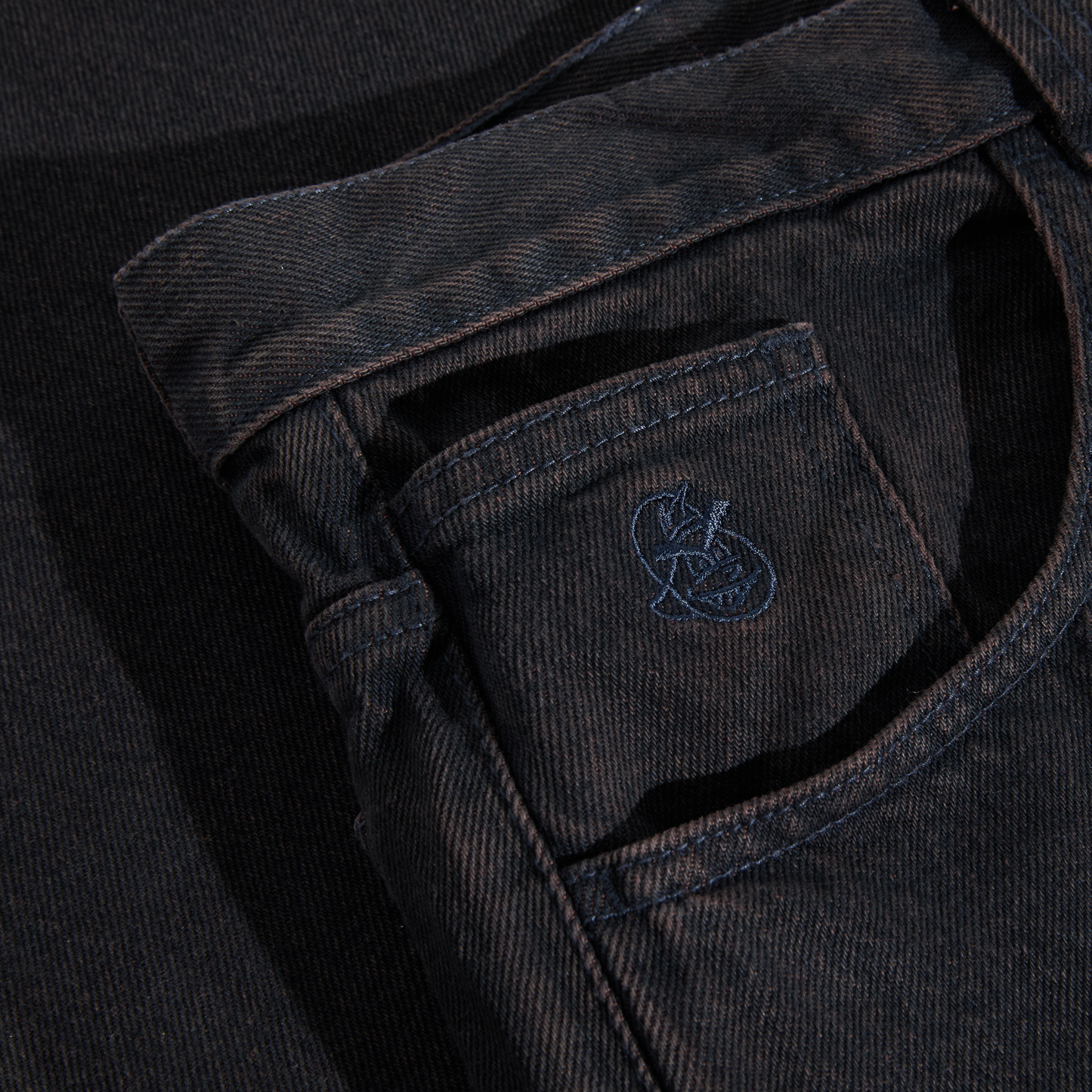 POLAR SKATE - '93! Denim Pants Brown Blue