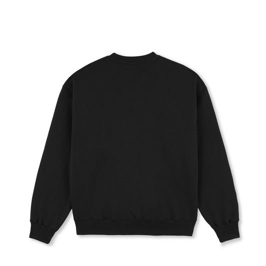 POLAR SKATE - Surf Logo Dave Crewneck Black