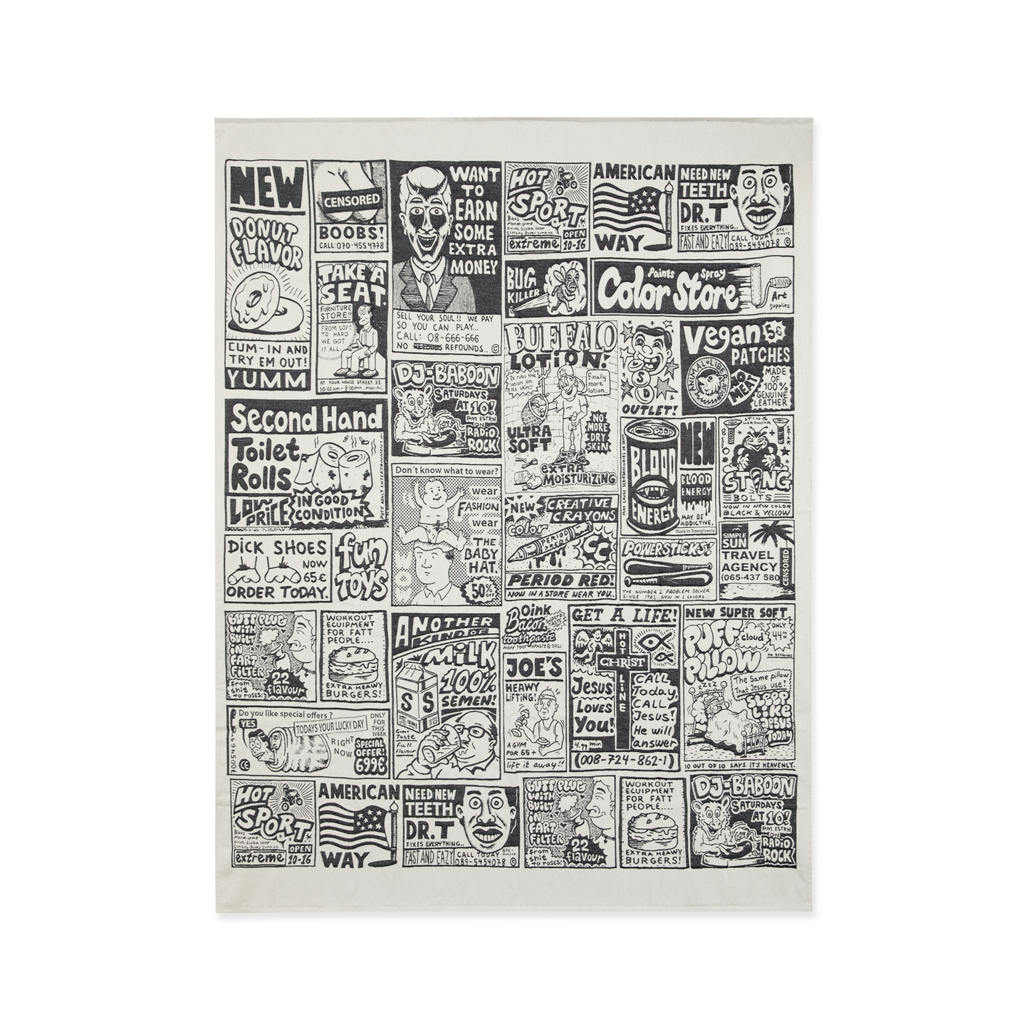 POLAR SKATE - Picnic Blanket Newspaper