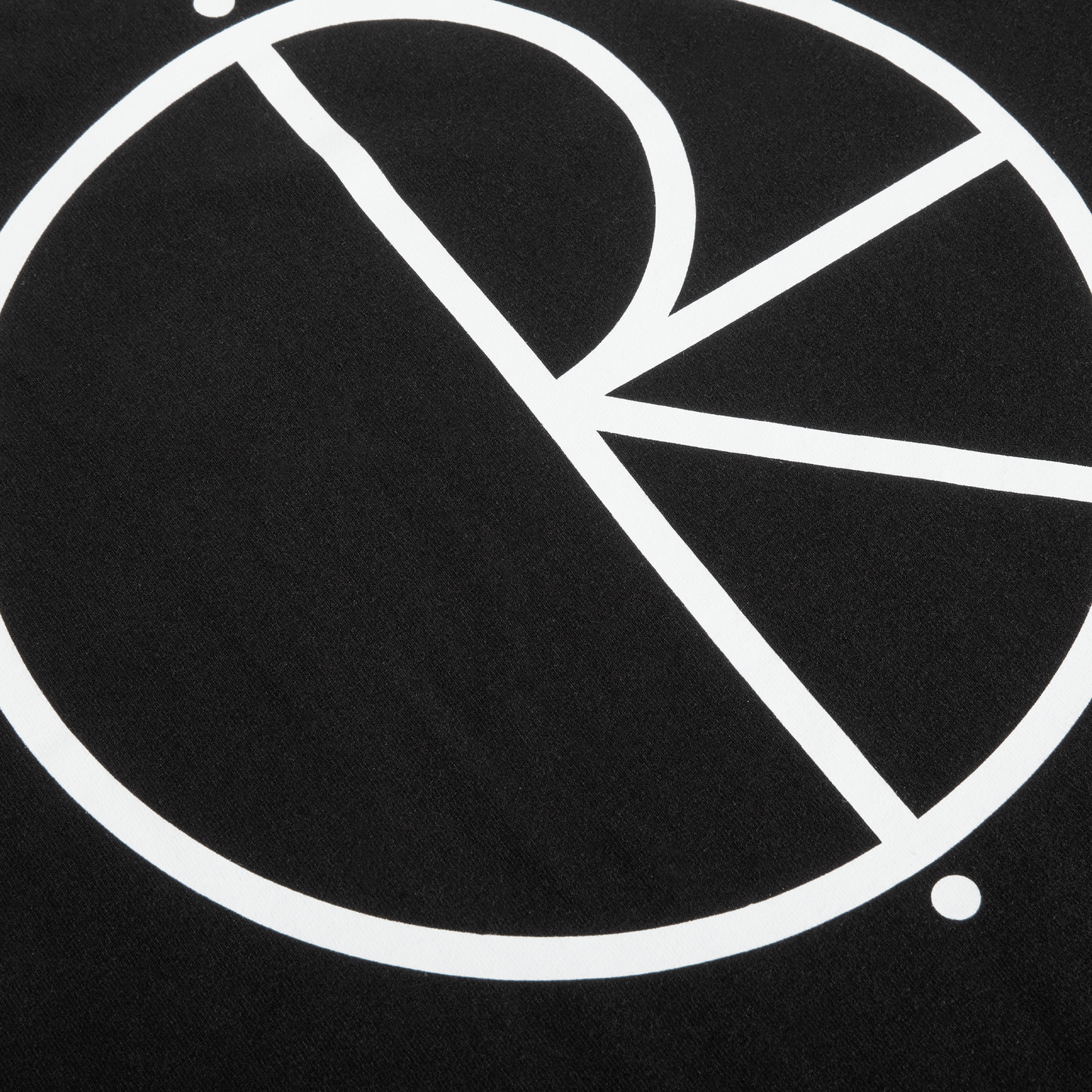 POLAR SKATE - Stroke Logo T-Shirt Black