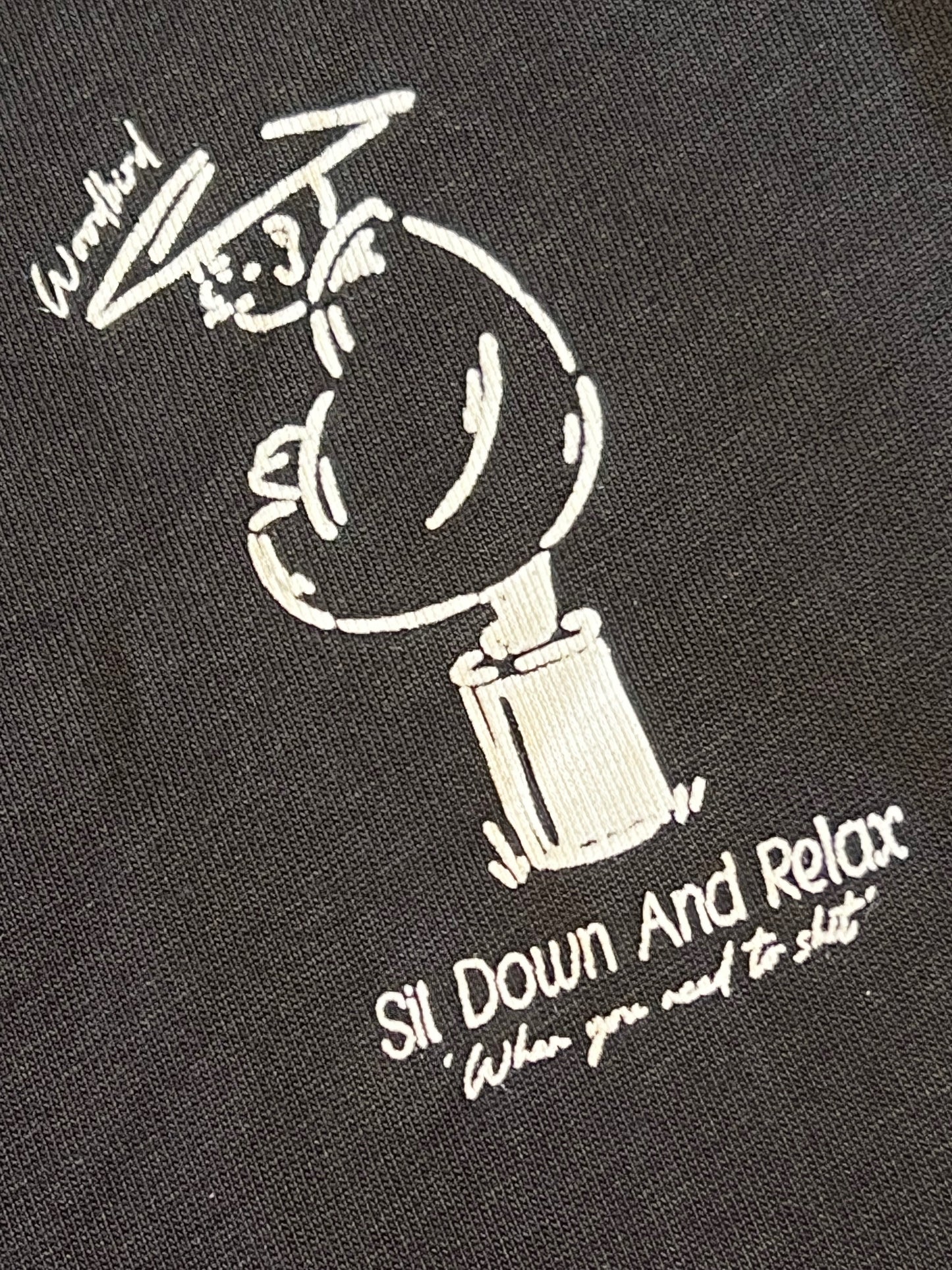 WOODBIRD - WBBaine Relax Tee Black