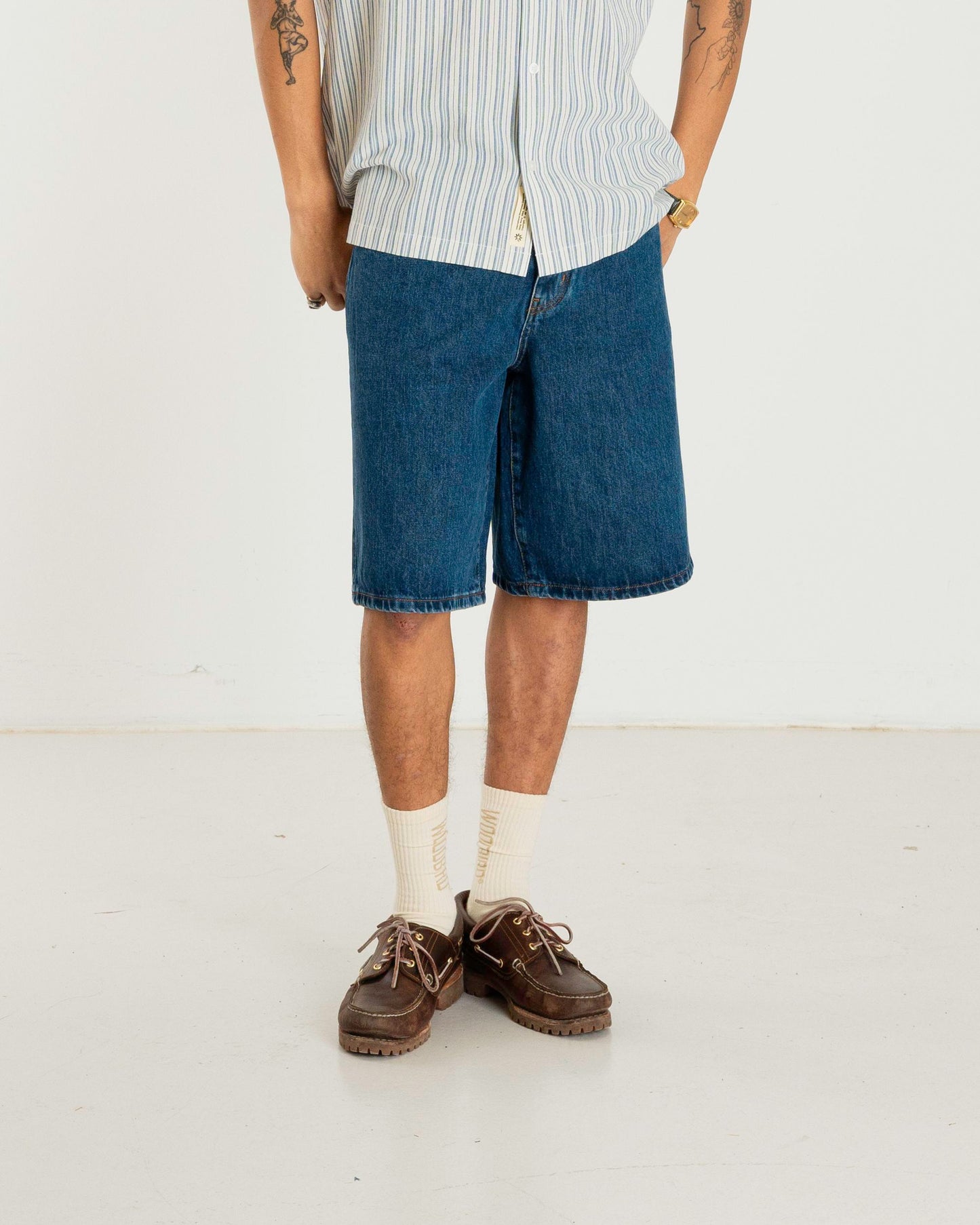WOODBIRD - WBRami Stone Shorts