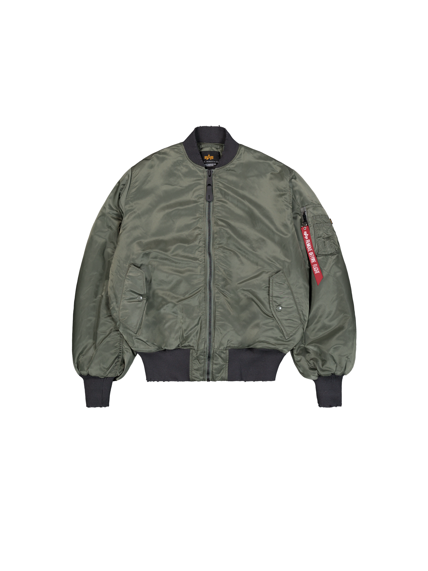 ALPHA INDUSTRIES - MA-1 Distressed Bomber Vintage Green