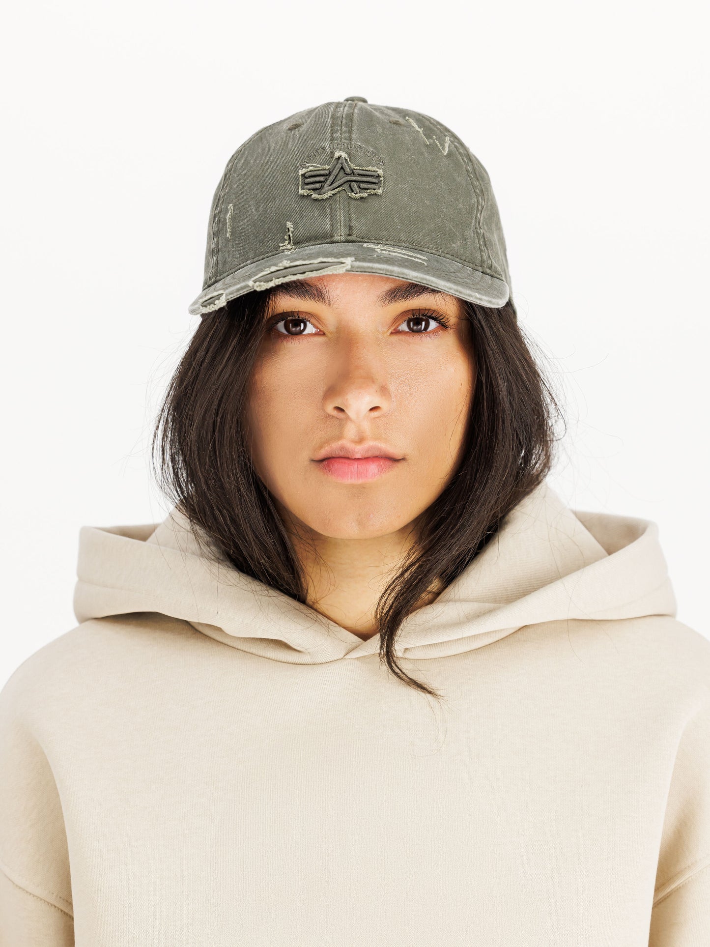 ALPHA INDUSTRIES - Acid Logo Cap Dark Olive