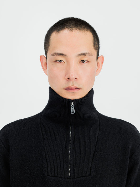 ALPHA INDUSTRIES - Knitted Troyer Black