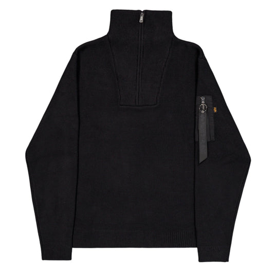 ALPHA INDUSTRIES - Knitted Troyer Black