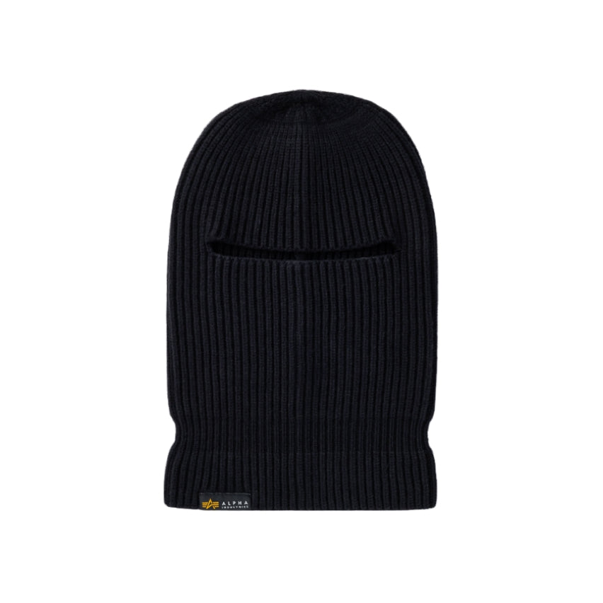 ALPHA INDUSTRIES - Label Balaclava Black