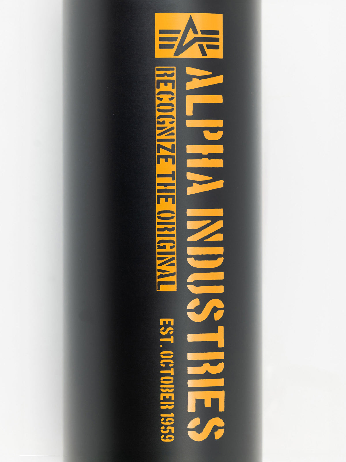 ALPHA INDUSTRIES - Logo Water Bottle Black