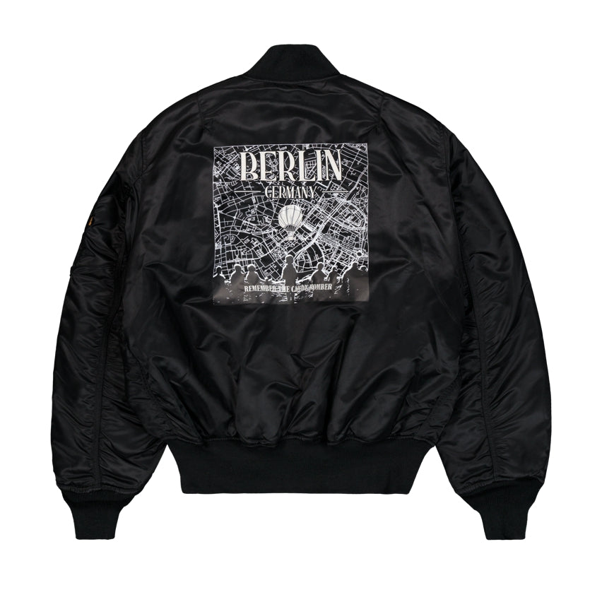 ALPHA INDUSTRIES - MA-1 Berlin Candy Bomber Black