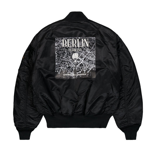 ALPHA INDUSTRIES - MA-1 Berlin Candy Bomber Black
