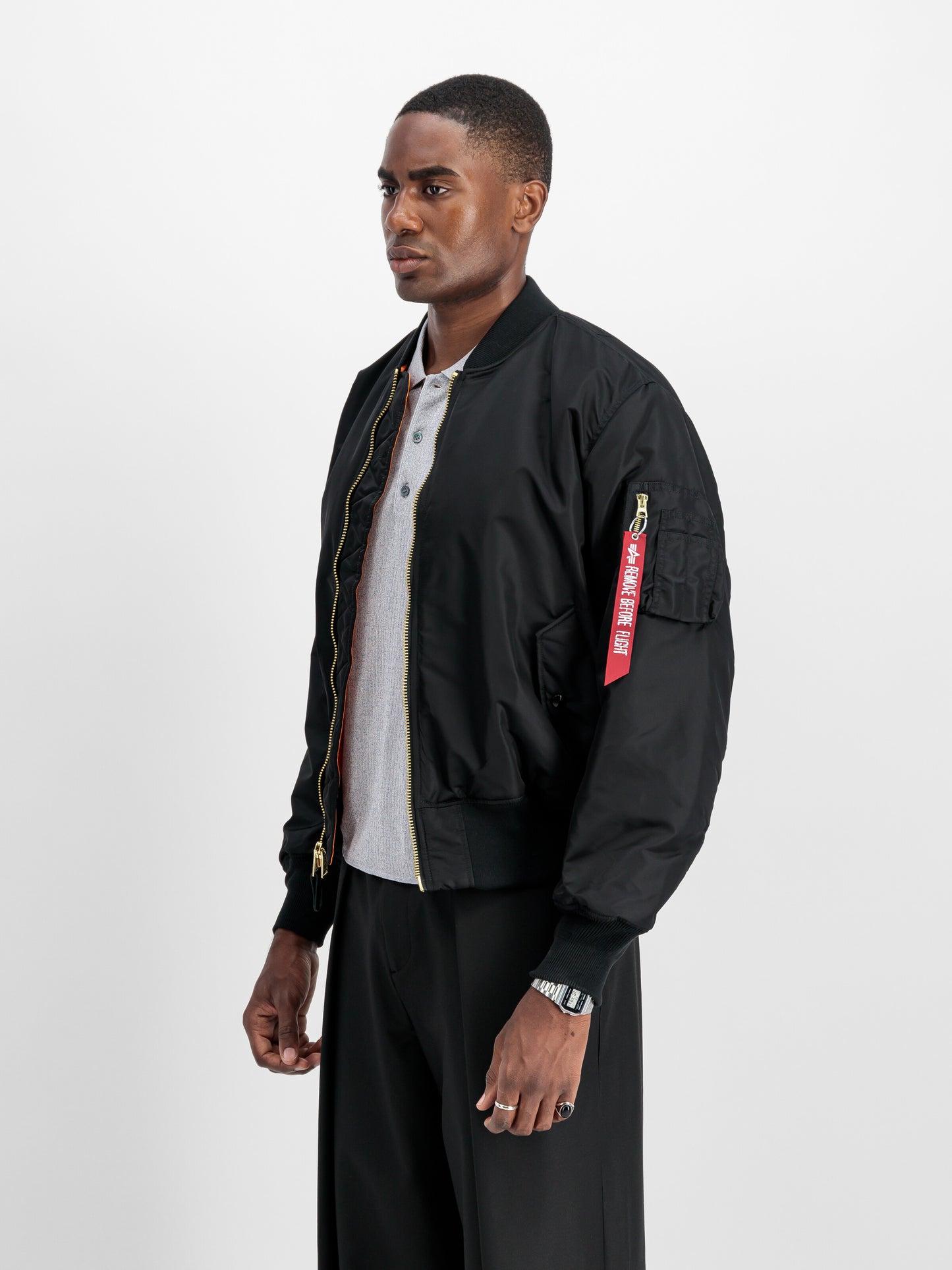ALPHA INDUSTRIES - MA-1 Heritage Bomber Black