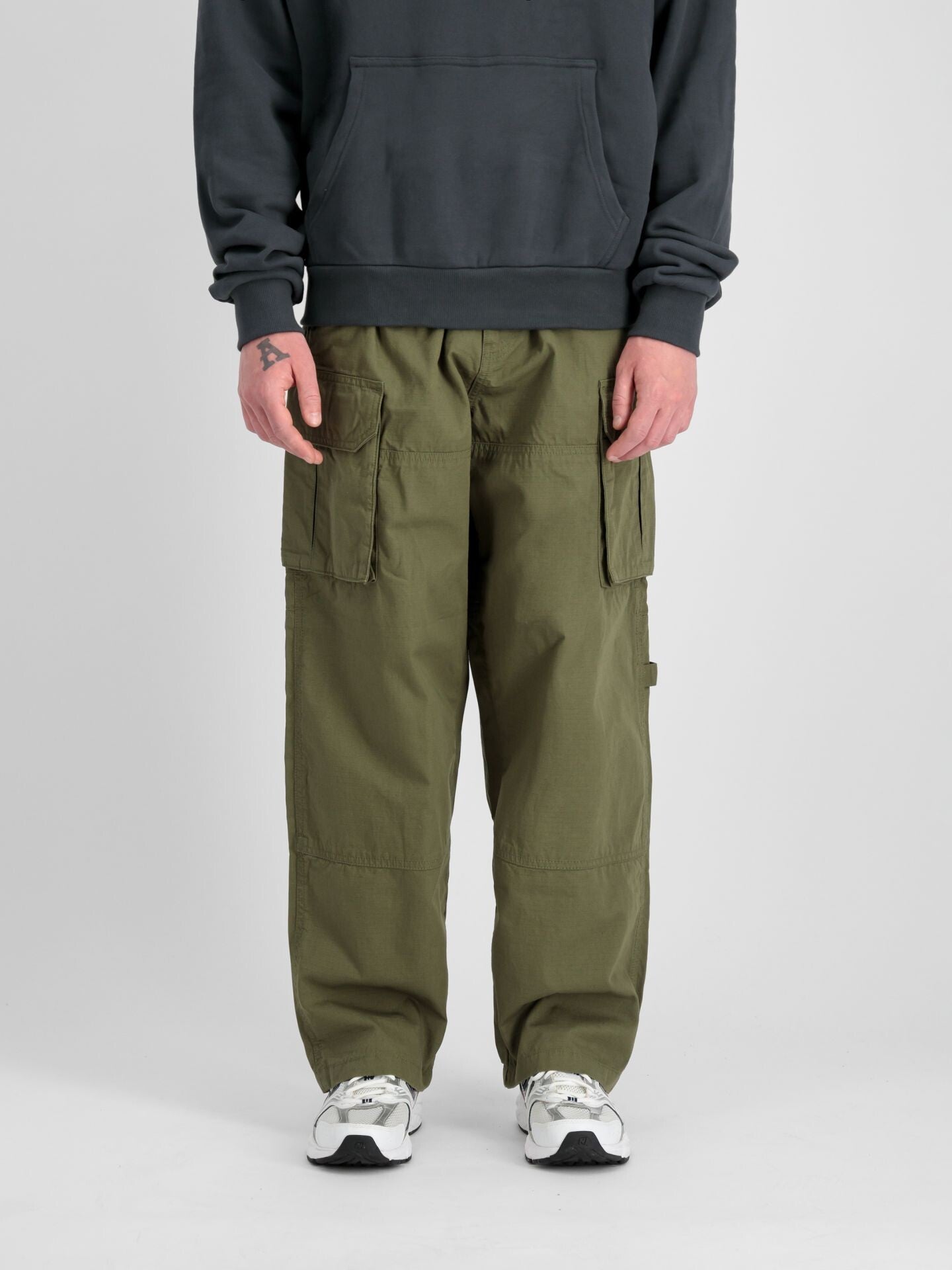 ALPHA INDUSTRIES - Ripstop Patchwork Pant Dark Olive