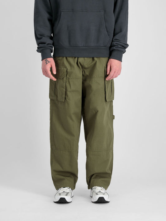 ALPHA INDUSTRIES - Ripstop Patchwork Pant Dark Olive