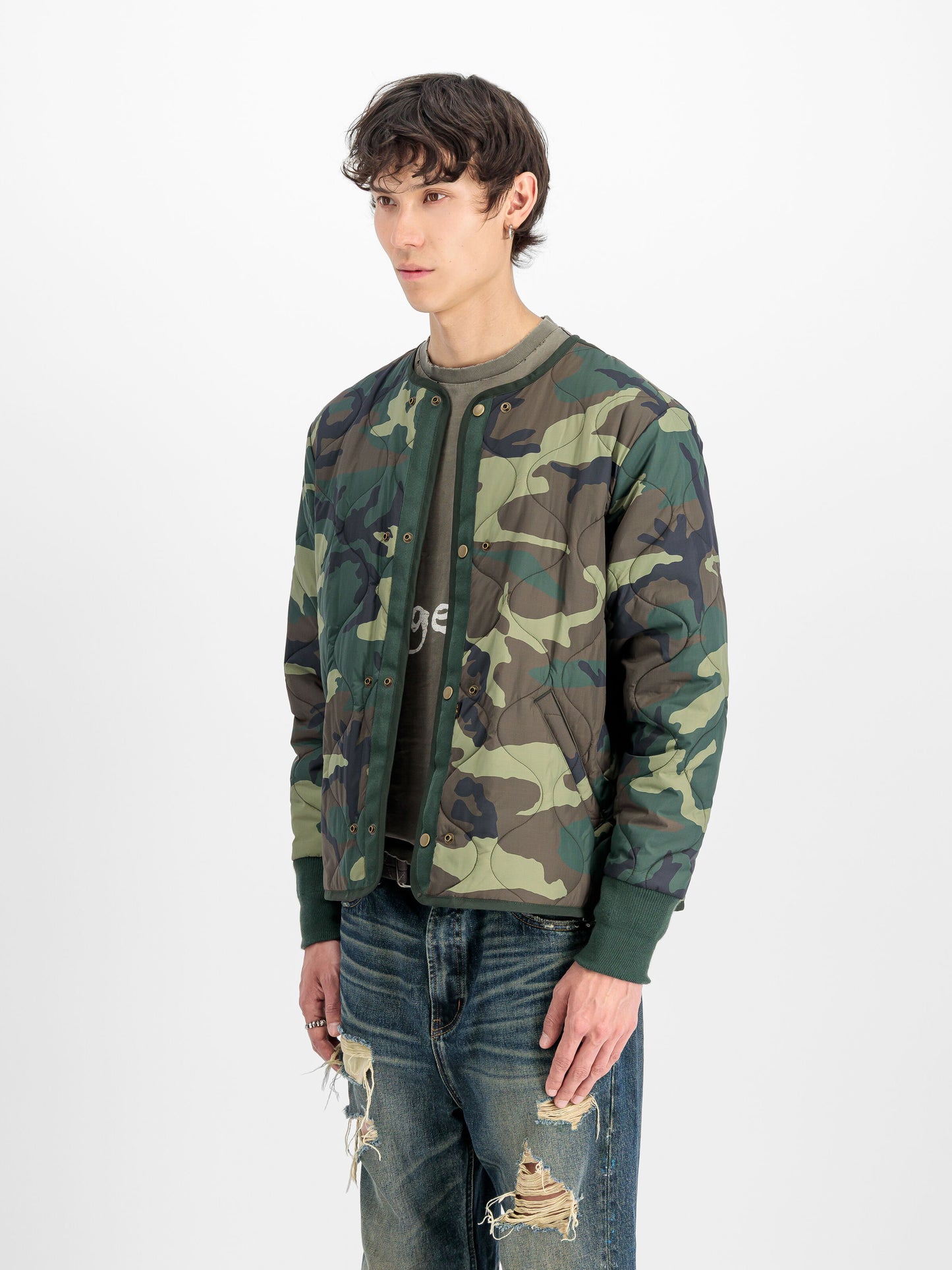 ALPHA INDUSTRIES - Studio Liner Outdoor Jacket Camo