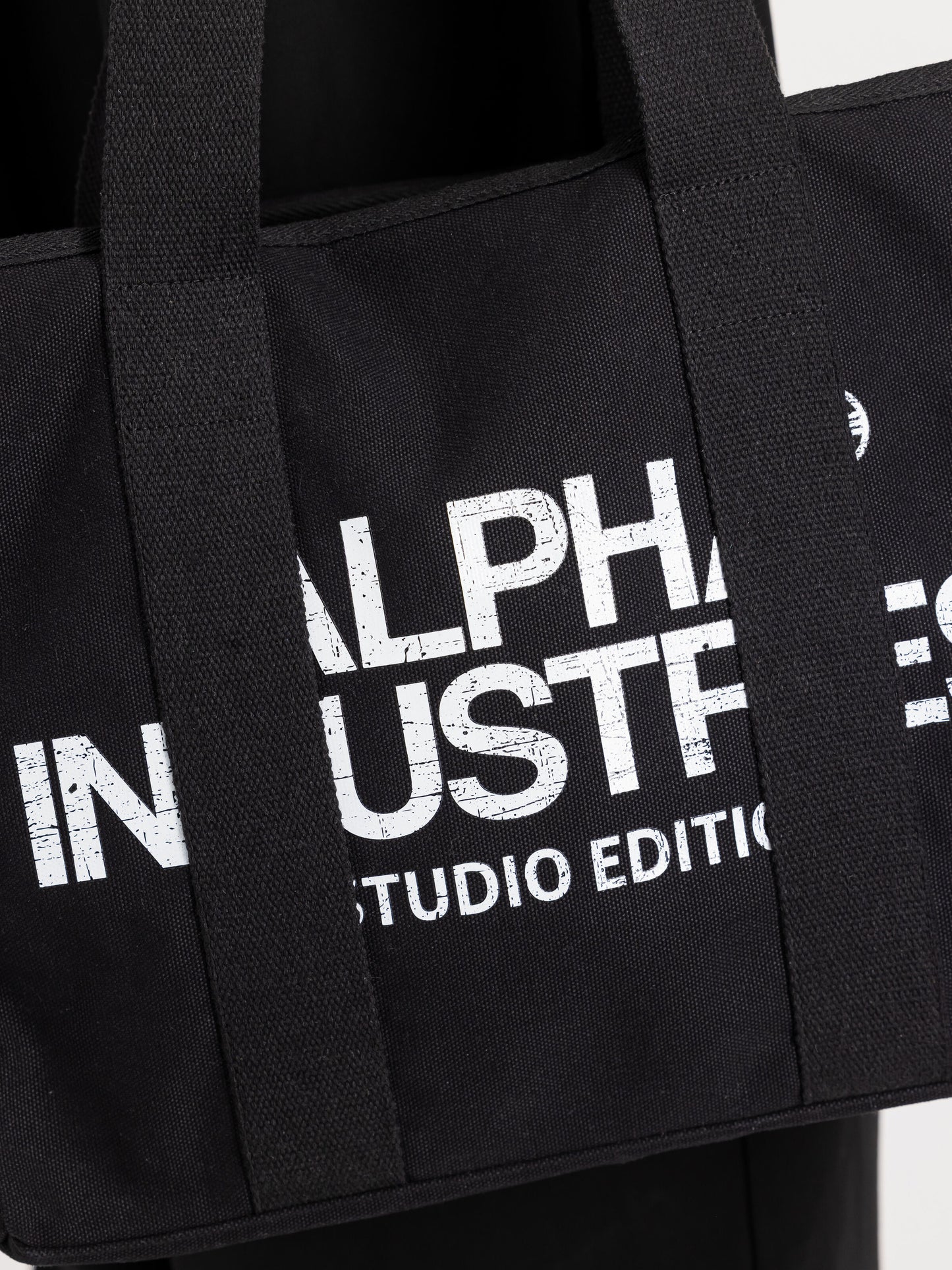 ALPHA INDUSTRIES - Studio Tote Large Bag Black