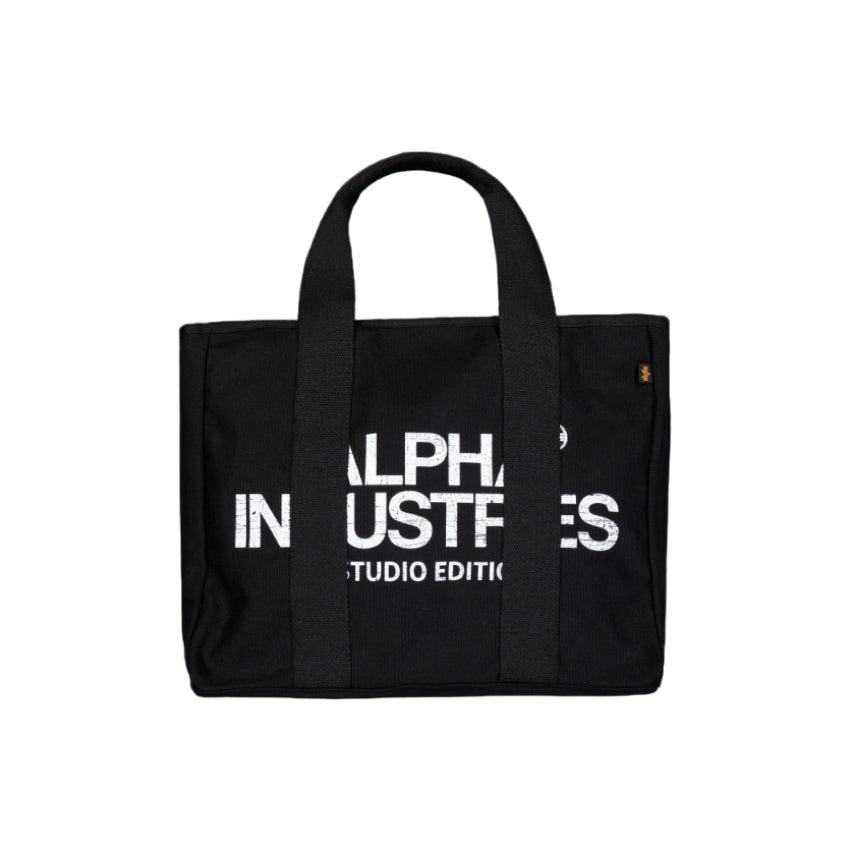 ALPHA INDUSTRIES - Studio Tote Large Bag Black