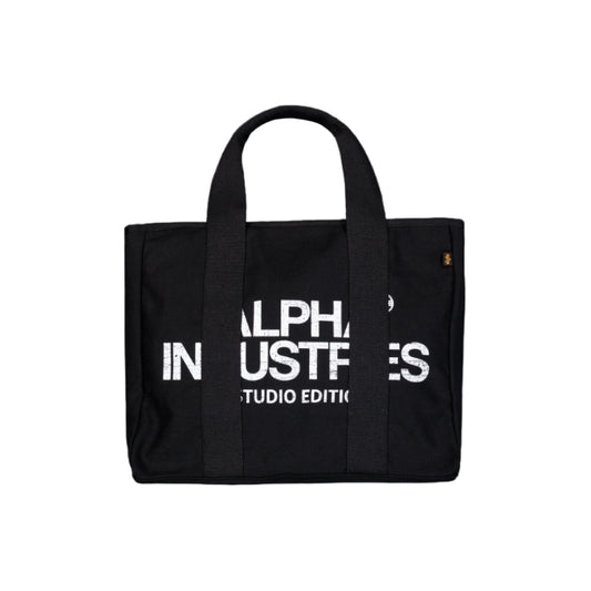 ALPHA INDUSTRIES - Studio Tote Large Bag Black
