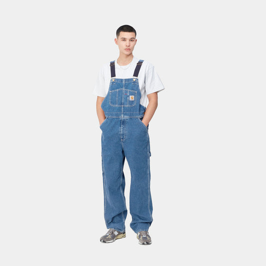 CARHARTT WIP - Bib Overall Blue Stone Washed