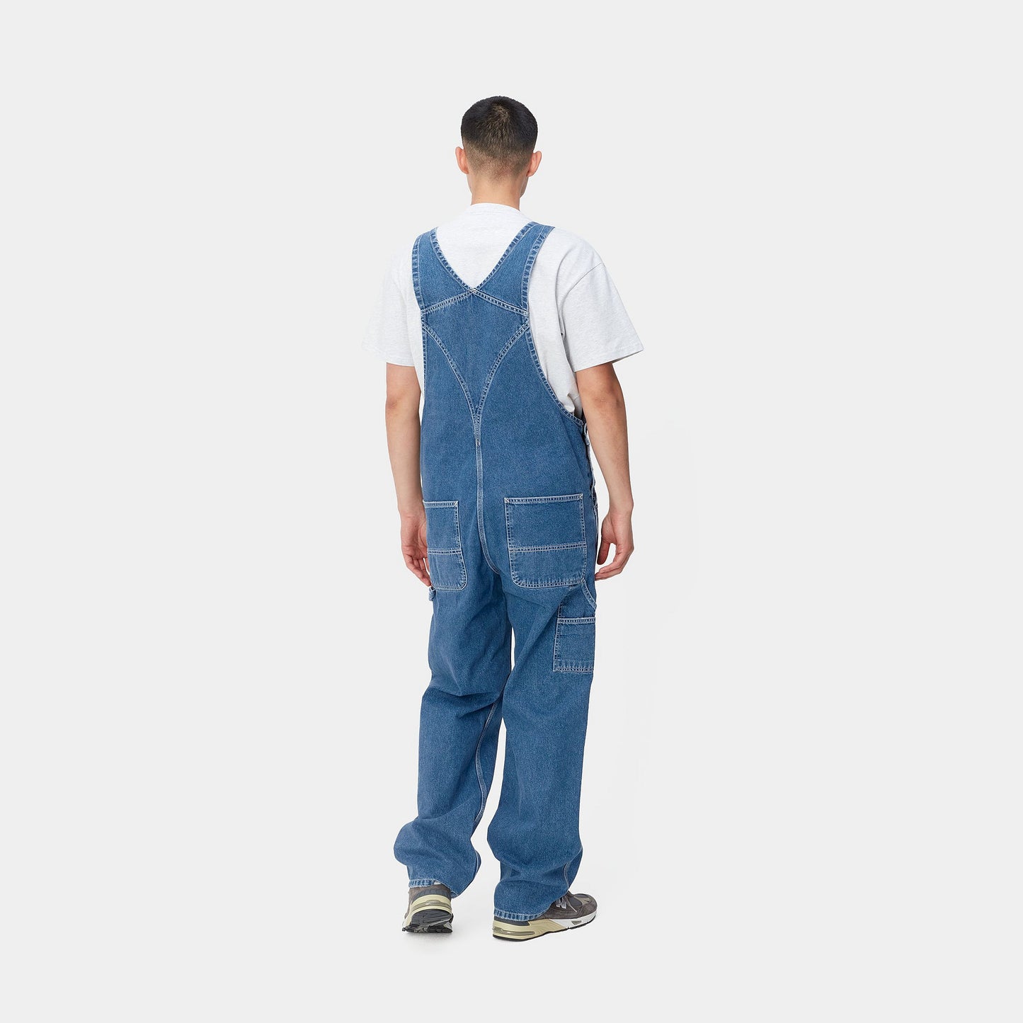 CARHARTT WIP - Bib Overall Blue Stone Washed