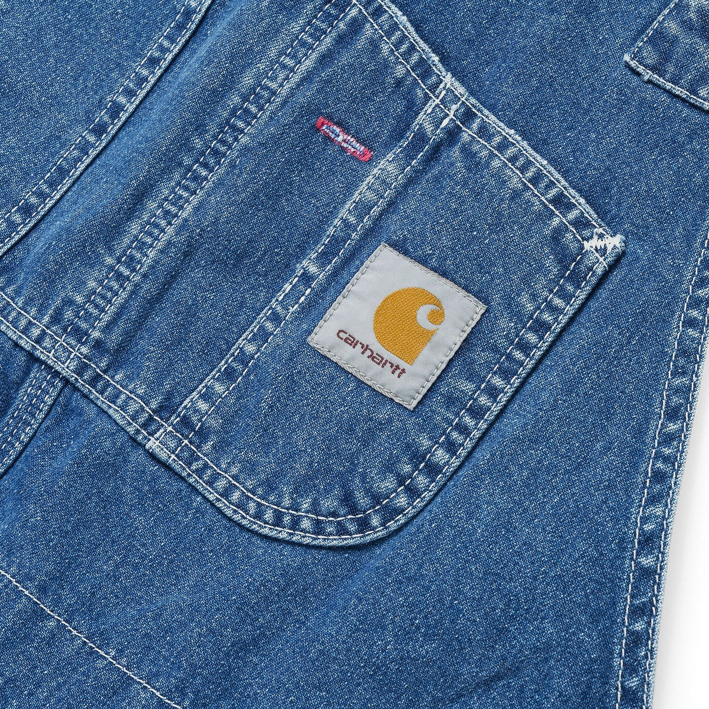 CARHARTT WIP - Bib Overall Blue Stone Washed