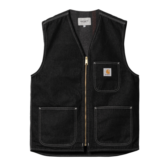CARHARTT WIP - Chore Vest Black One Wash