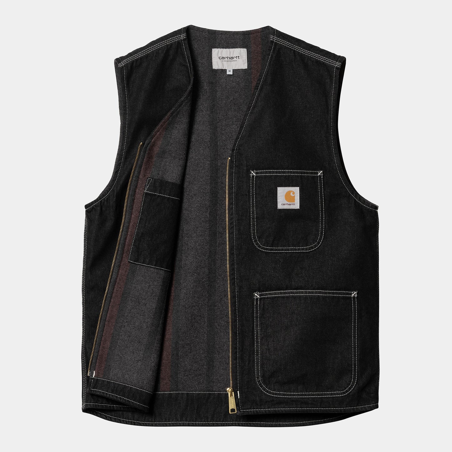 CARHARTT WIP - Chore Vest Black One Wash