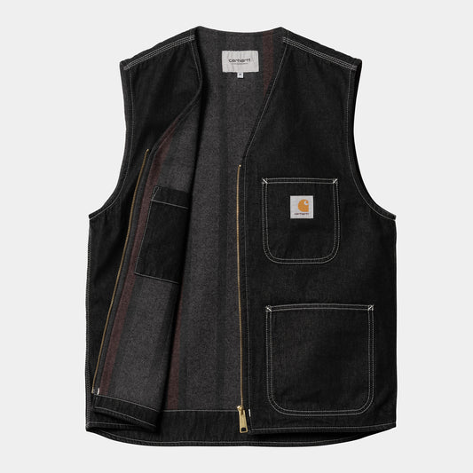 CARHARTT WIP - Chore Vest Black One Wash