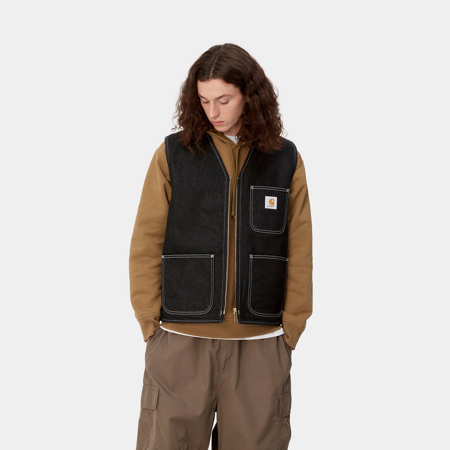 CARHARTT WIP - Chore Vest Black One Wash