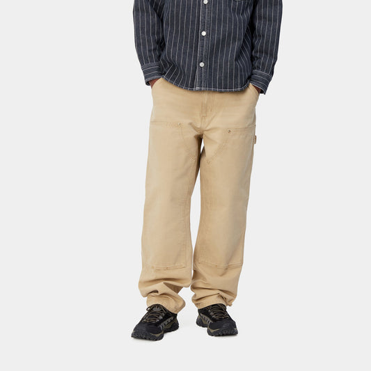 CARHARTT WIP - Double Knee Pant Bourbon Aged Canvas