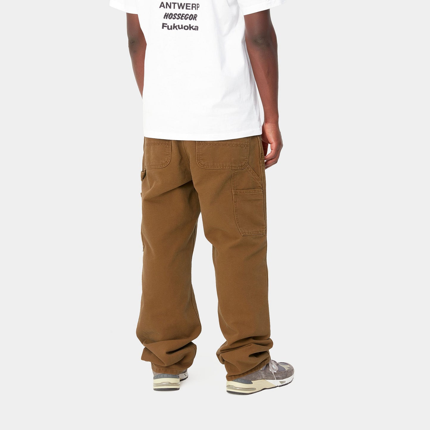 CARHARTT WIP - Double Knee Pant Deep H Brown