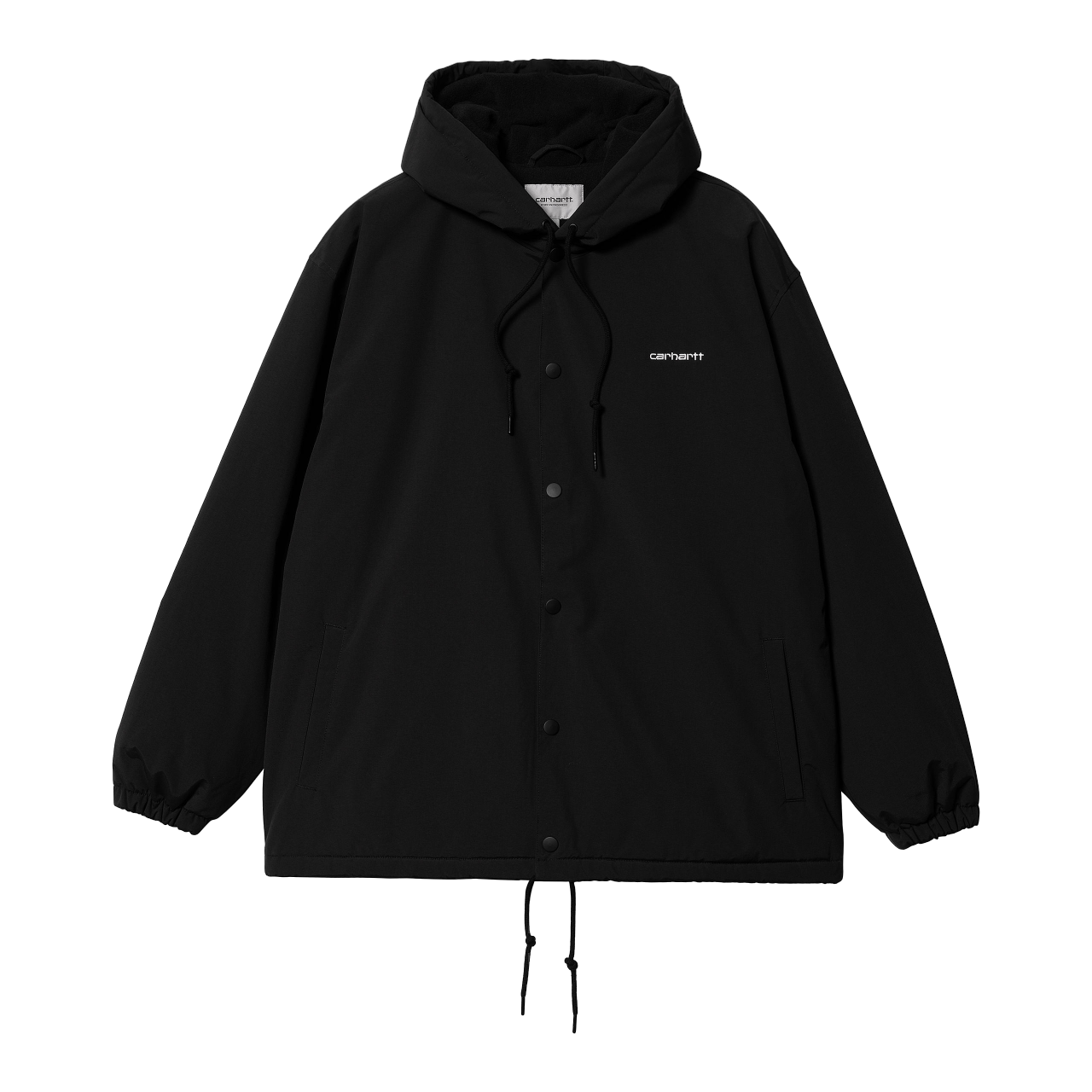 CARHARTT WIP - Hooded Coach Jacket Black