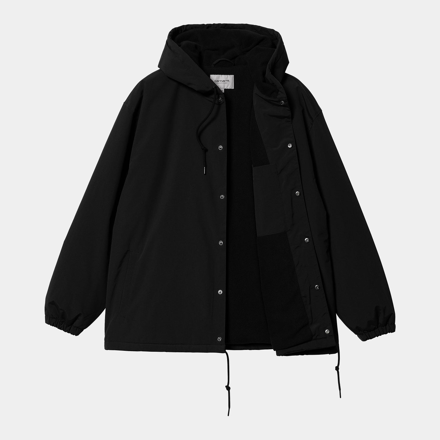 CARHARTT WIP - Hooded Coach Jacket Black