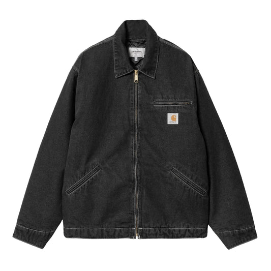 CARHARTT WIP - OG Detroit Jacket Black Stone Washed