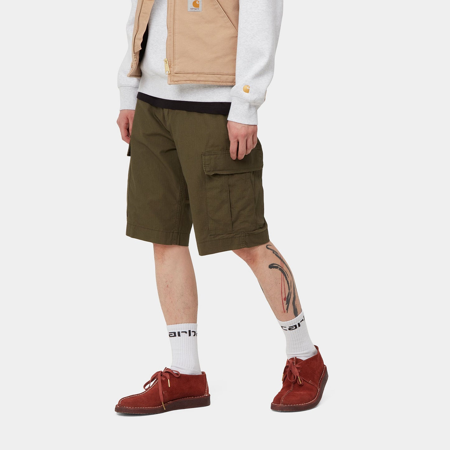 CARHARTT WIP - Regular Cargo Short Cypress