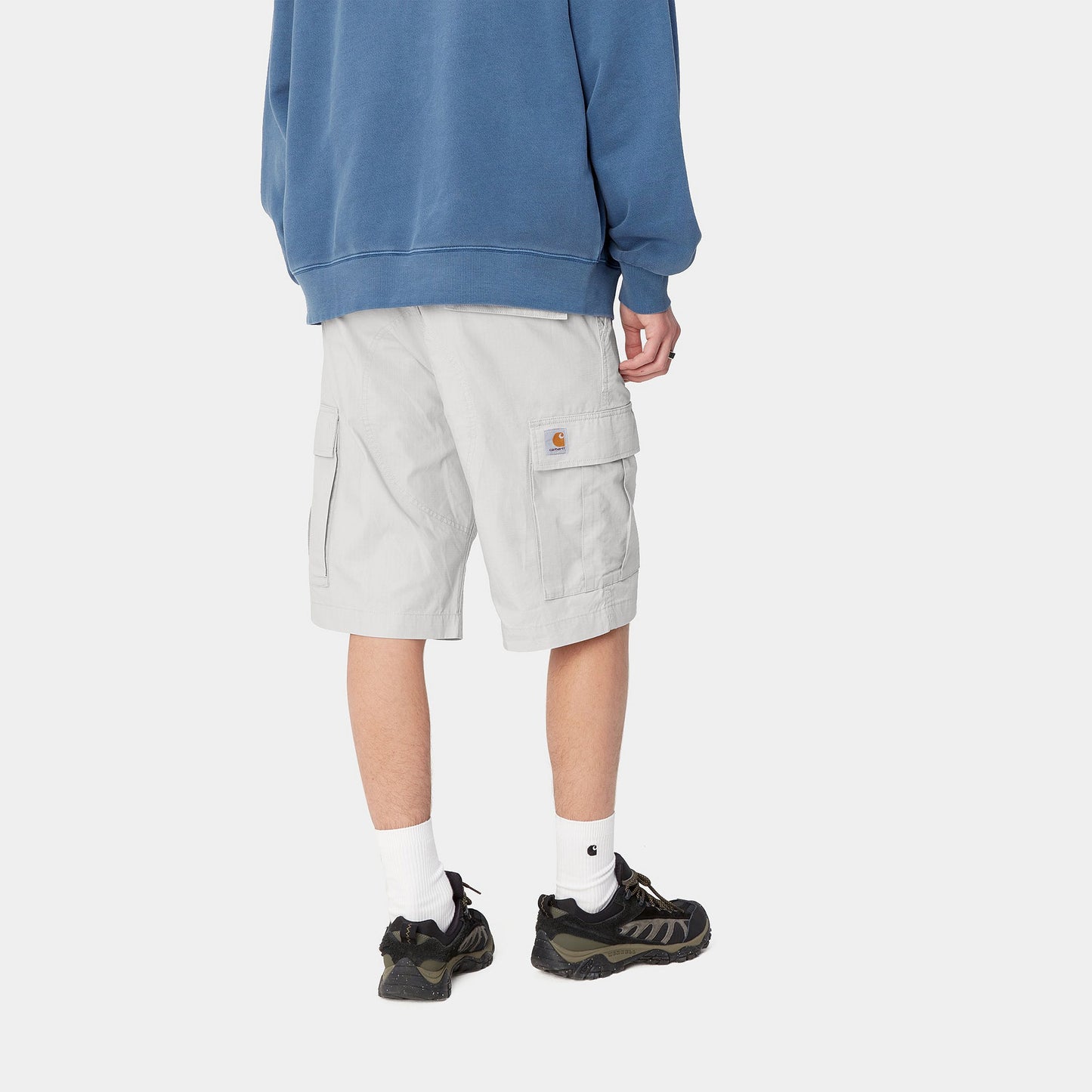 CARHARTT WIP - Regular Cargo Short Sonic Silver