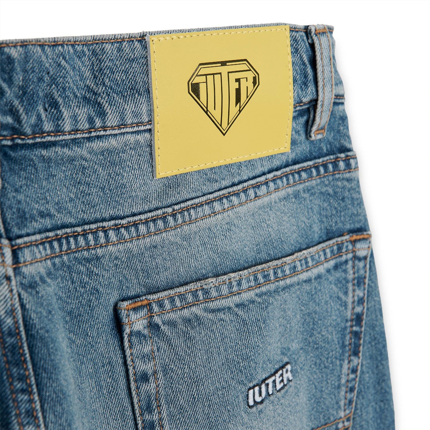 IUTER - Baggy Denim Pants Medium Blue
