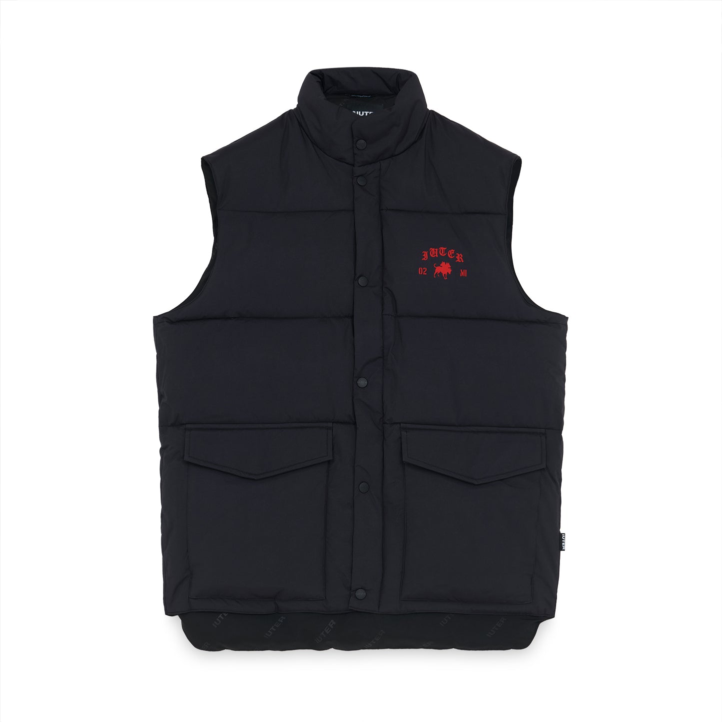 CLUB DOGO x IUTER - Dogo Breed Puff Vest Black