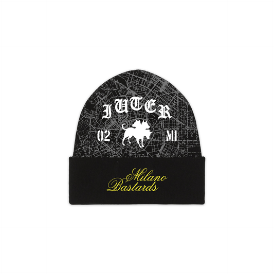 CLUB DOGO x IUTER - Milano Map Beanie Black