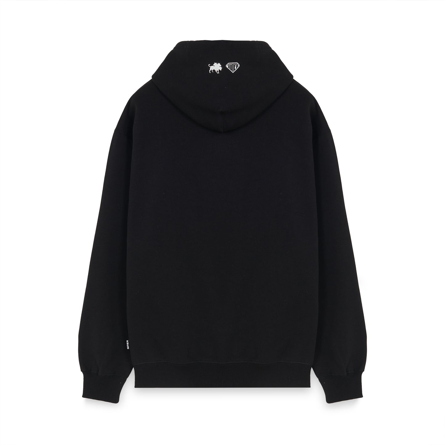 CLUB DOGO x IUTER - Milano Map Logo Hoodie Black
