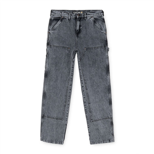 IUTER - Double Knee Denim Pants Greybleach