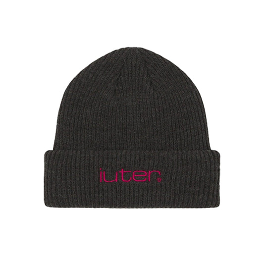 IUTER - Grid Beanie Asphalt