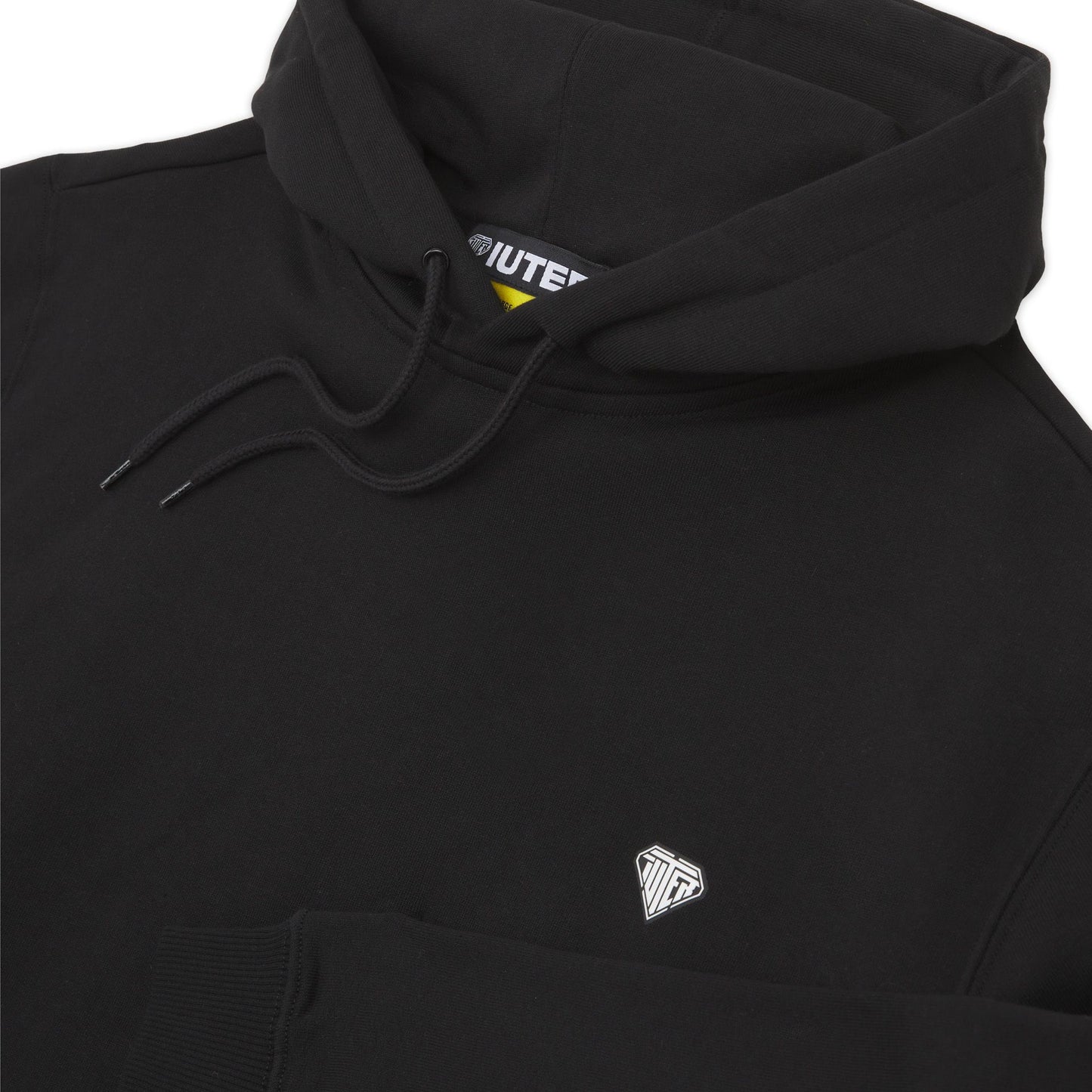 IUTER - Heart Logo Hoodie Black