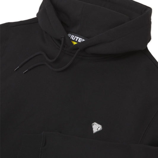IUTER - Heart Logo Hoodie Black