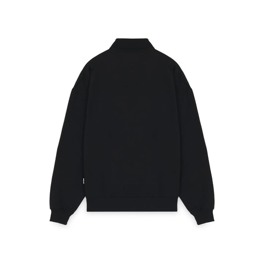 IUTER - Heart Logo Polo Sweater Black