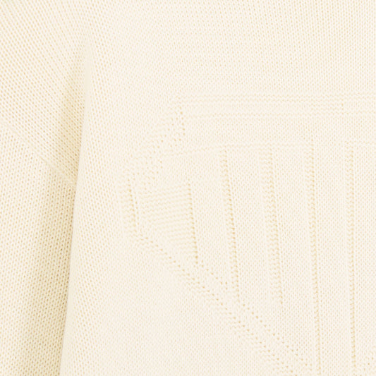IUTER - Links Logo Knit Sweater Cream