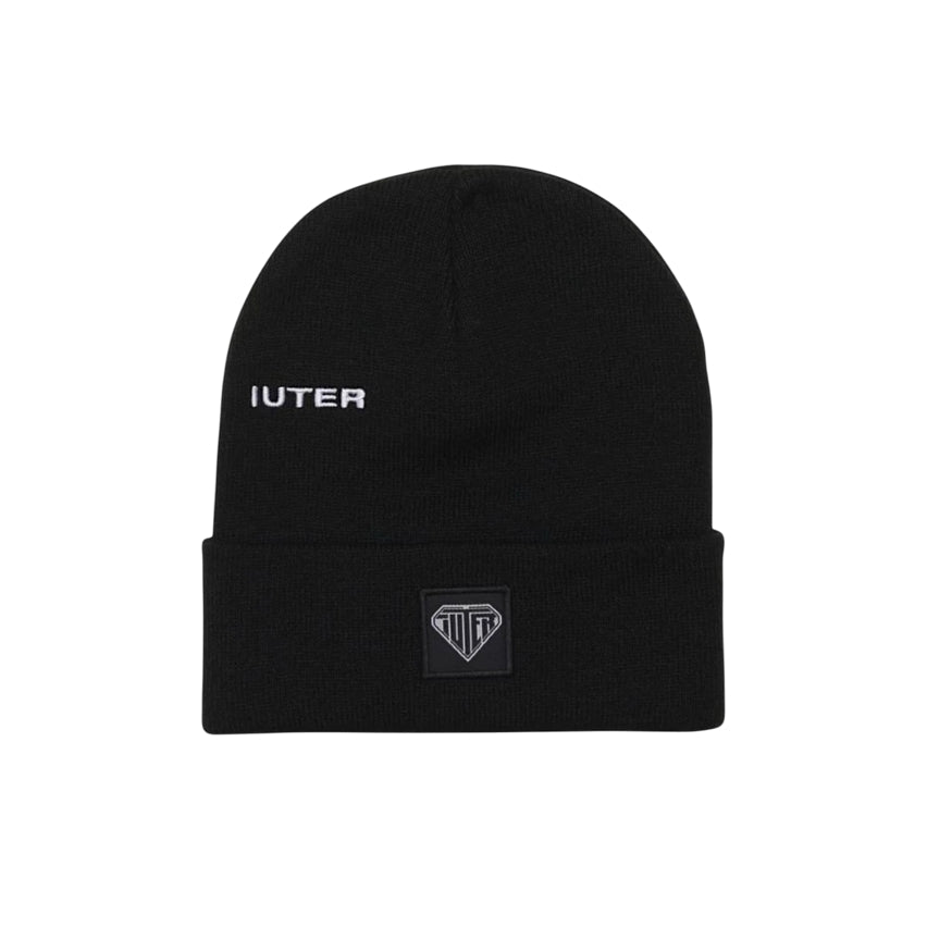 IUTER - Logo Fold Beanie Black