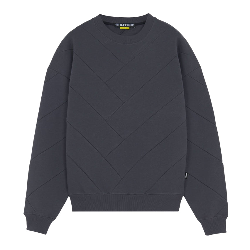 IUTER - Parquet Crewneck Asphalt