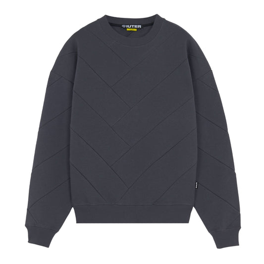 IUTER - Parquet Crewneck Asphalt