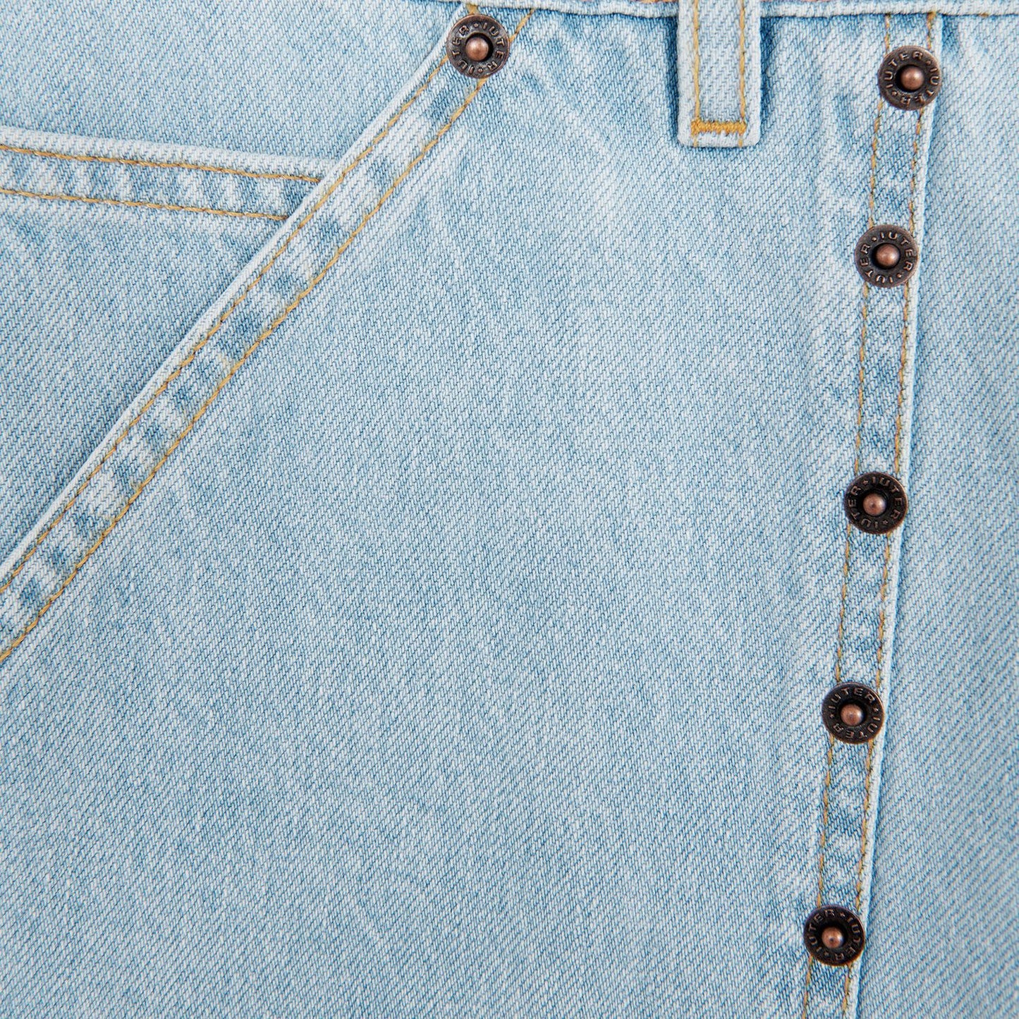 IUTER - Rivets Fatigue Denim Light Blue