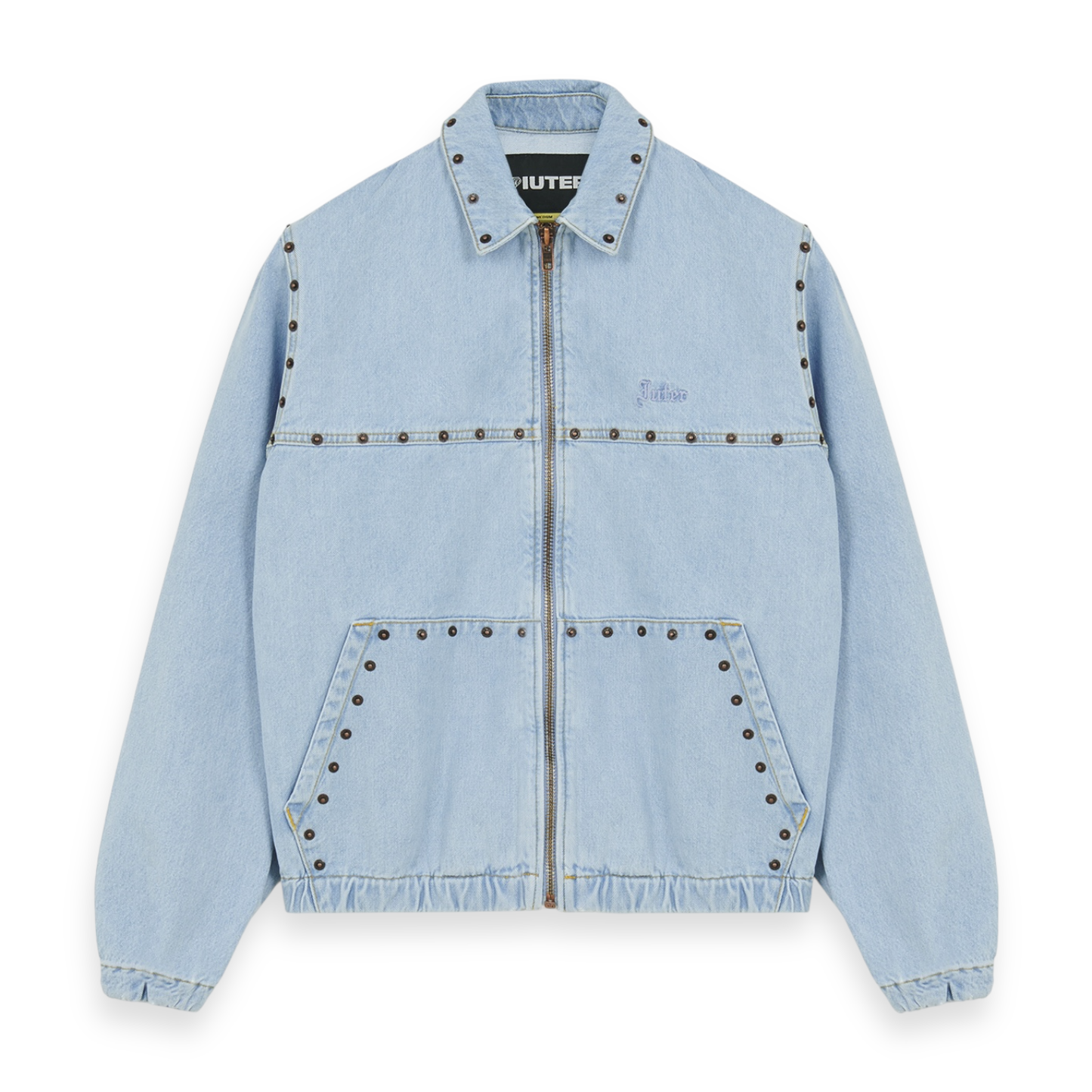 IUTER - Rivets Harrington Denim Jackets